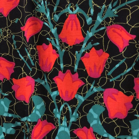 BNWT Lularoe Nicole dress, floral / Size: 2XL - Picture 3 of 3